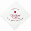 5"x5" White Linen Embossed Beverage Napkins - The 500 Line